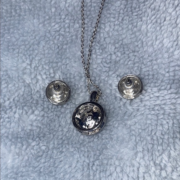 Charter Club Necklace Set Black and Silver - Picture 3 of 7